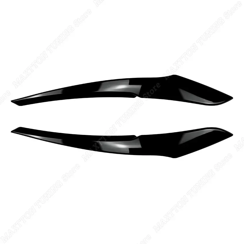 

Наклейки на передние фары, веки, брови для BMW 1 серии F20 F21 118i 120d 120i M135i Pre-Lci 2011-2015, глянцевый черный ABS