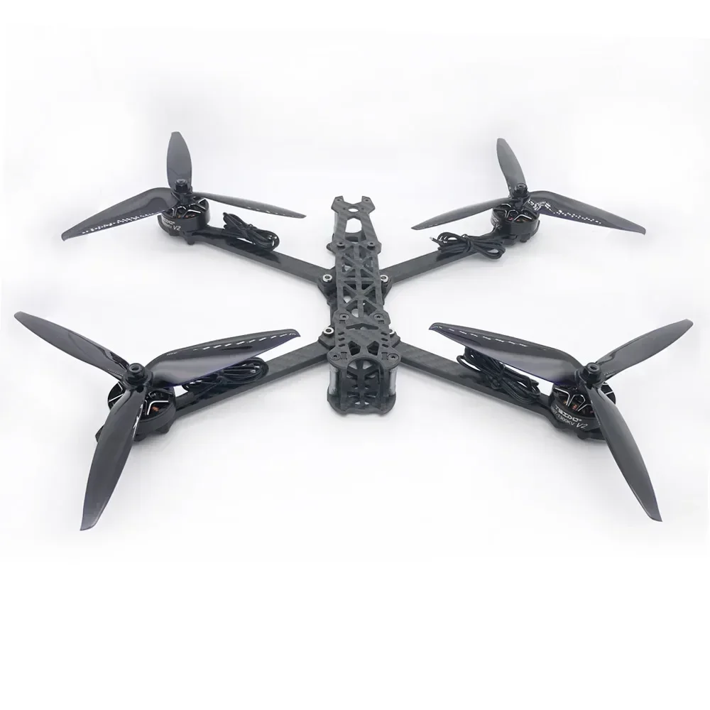 2 пары (2CW + 2CCW) HQPROP 7X4X3 7040 3-лопастной пропеллер для ПК RC FPV Freestyle 7 дюймов дальнего