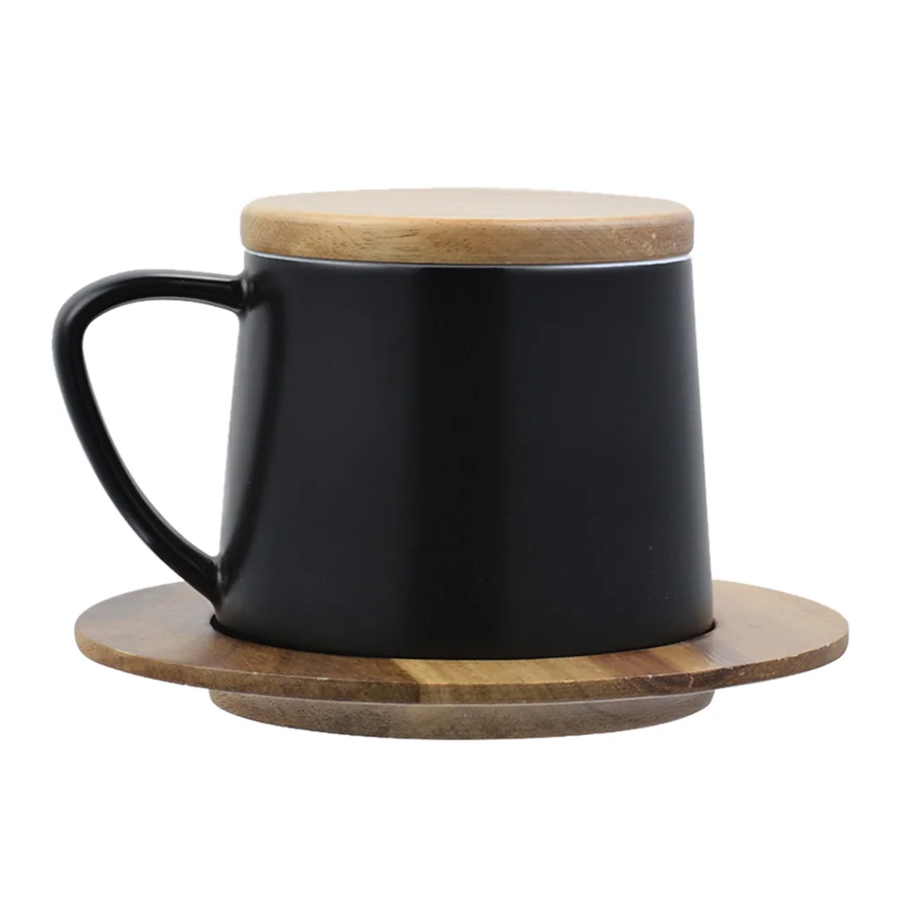 

Cup Mug Ceramic Coffee Mugs Cups Drinking Porcelain Latte Cappuccino Saucers Drink Water Espresso Saucer Lid Creative Pottery