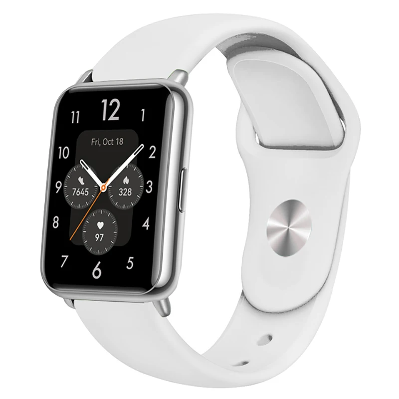 

Ремешок силиконовый для Huawei Watch FIT 2, сменный Браслет для умных часов, аксессуары для часов