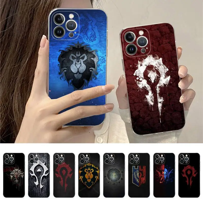 

W-World Of W-Warcraft W-Wow Phone Case For iPhone 14 11 12 13 Mini Pro XS Max Cover 6 7 8 Plus X XR SE 2020 Funda Shell