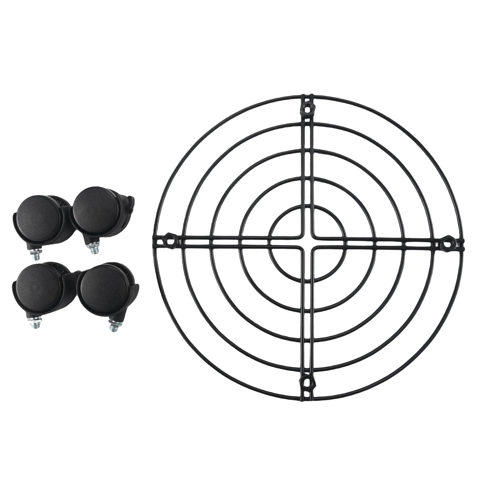 Металлическая подставка для цветочного горшка растений тележка на колесах