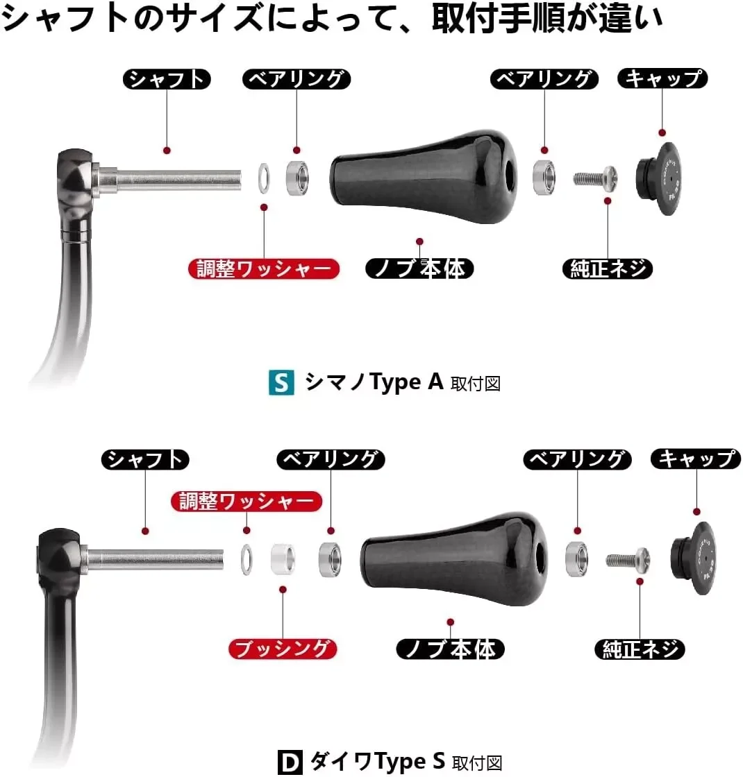 Фото GOMEXUS 30 мм алюминиевая карбоновая ручка питания для Shimano Daiwa ручка ручки спиннинговой катушки прямая установка новый другой стан №2