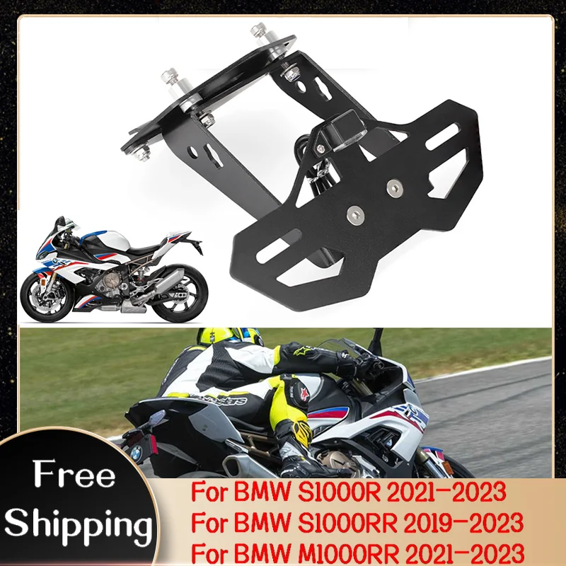 

Motorcycle License Plate Holder LED Light For BMW S1000R S1000RR M1000RR Tail Tidy Motorcycle Fender Eliminator Accessories