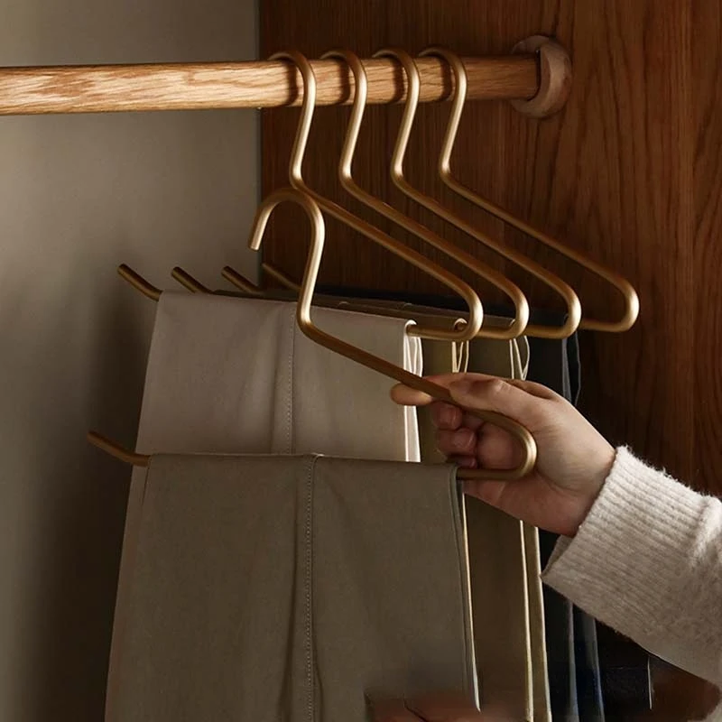 

5 шт., вешалка для одежды, из алюминиевого сплава