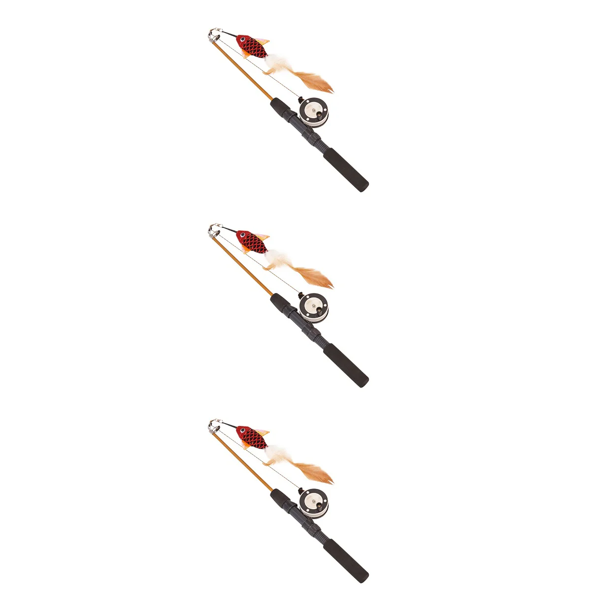 

Cat Teaser Toy Wandkitten Toys Stick Pet Doginteractive Trainingpuppy Catcher Pole Teasing Indoorcats Chaser Rod Exerciser