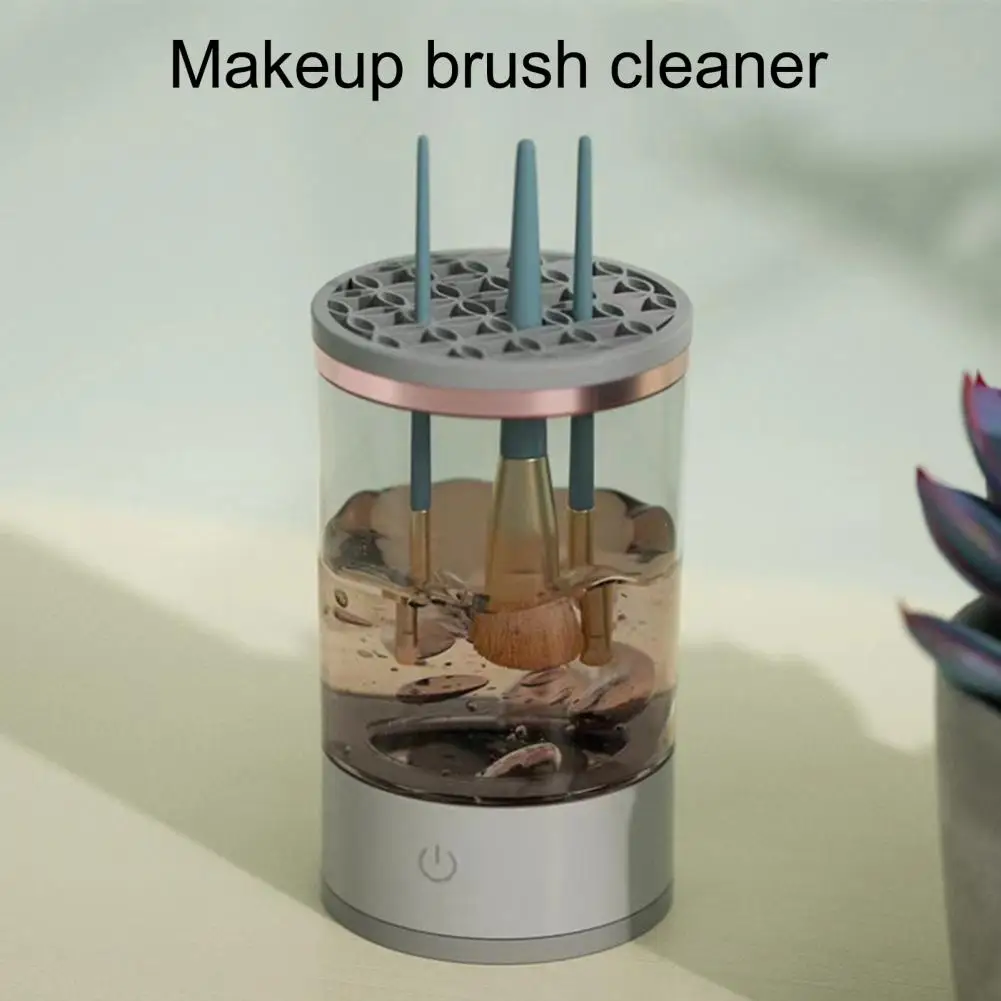 

Auto Scrubber Tool Vocal Vibration Mild Two Modes 7000 RPM 8W 1.5A Time-saving ABS Electric Makeup Brush Cleaner Home Supply
