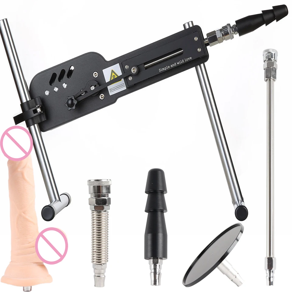 FREDEORCH 70 Вт металлическая Тихая секс-машина с беспроводным управлением твердый