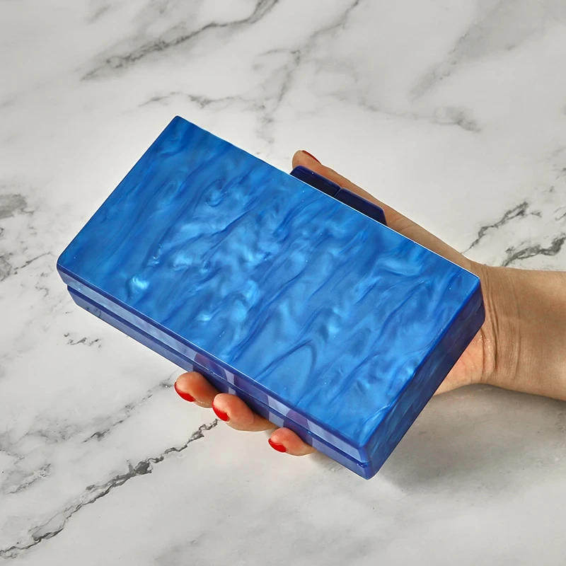 Жемчужный Зеленый Белый Синий однотонный черный 18 х10 см Акриловая застежка