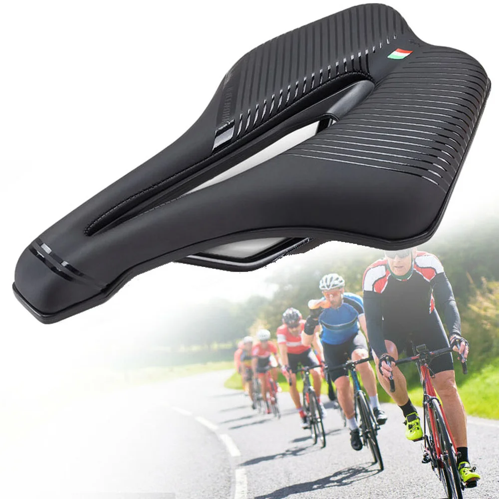 

MTB Bike Seat Saddle Super Ultralight Breathable Road Bicycle Rubber Bottom Seat Cushion Soft Seat Cushion Cycling Parts