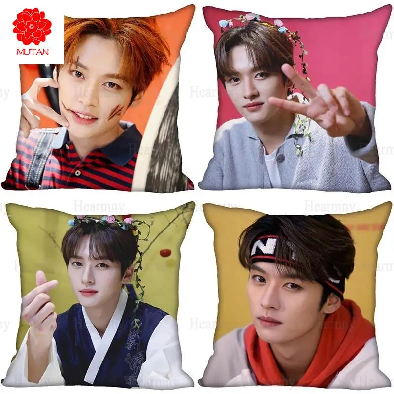 

Детская наволочка для подушки Stray Kids Lee знает, наволочка для спальни, квадратные искусственные наволочки, атласная ткань, Экологически чиста...