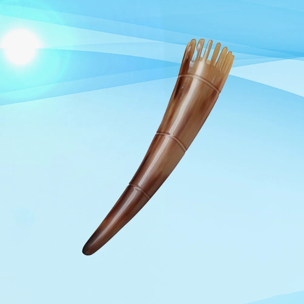 

Head Massager Scalp Brush Hair Comb Cleaning Nursing Horn Tip