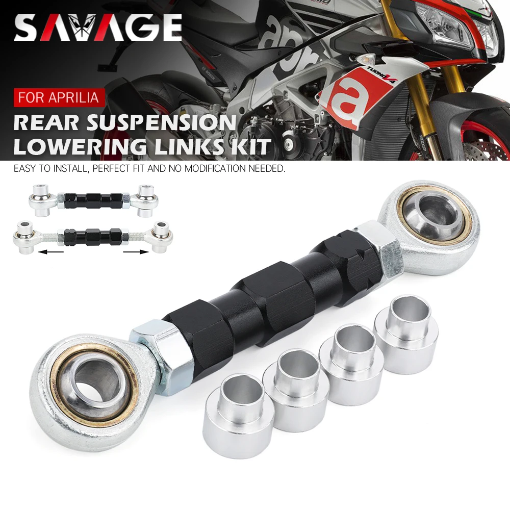 

Rear Suspension Lowering Links Kit For Aprilia RSV4/RR/1100 TUONO V4R V4 1100RR Motorcycle Linkage Cushion Connecting Lever