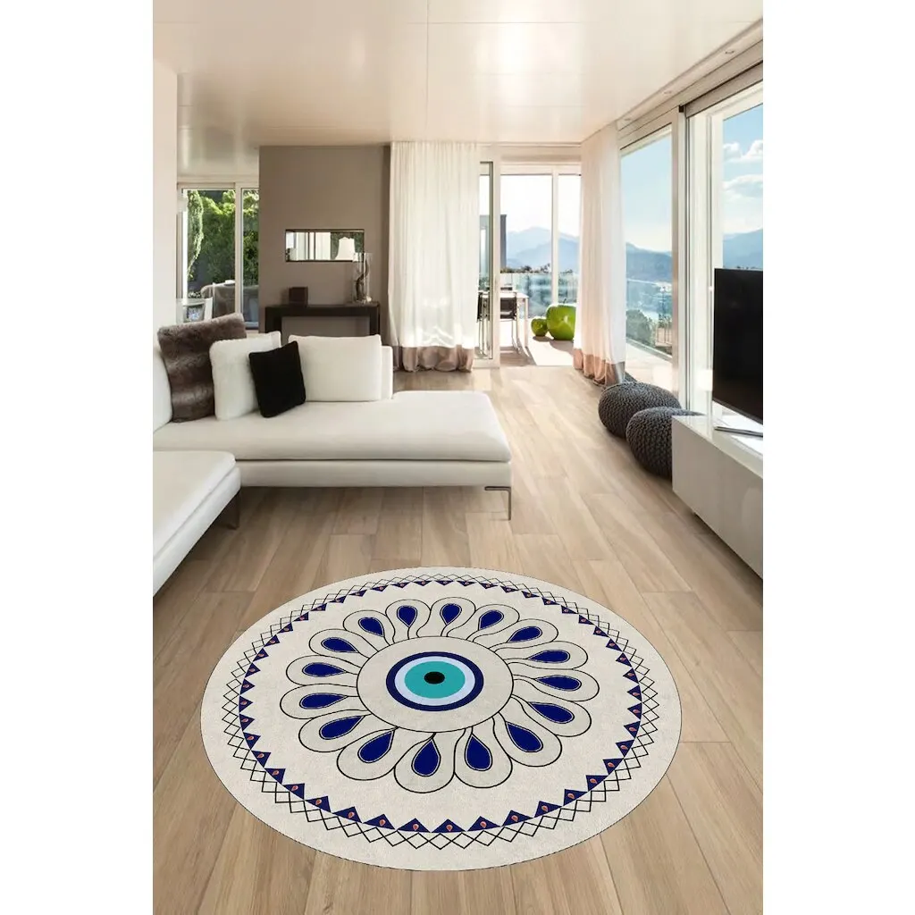 

Nazar Evil Eye Bead Carpet rugs Mat Anti slip Living Room decor Balcony Bathroom rug Printed Kitchen Doormat Hallway Bath Mat