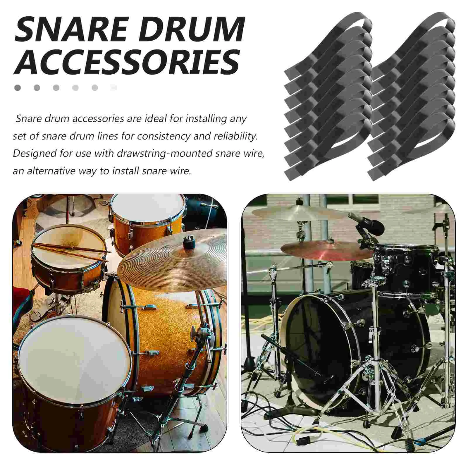 20 шт. фиксирующие ремни для проволоки малого барабана монтажные аксессуары