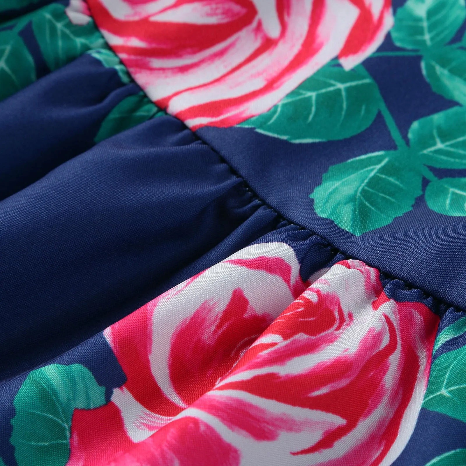 Женское платье-туника с цветочным принтом летнее Мини Вечерние карманами для