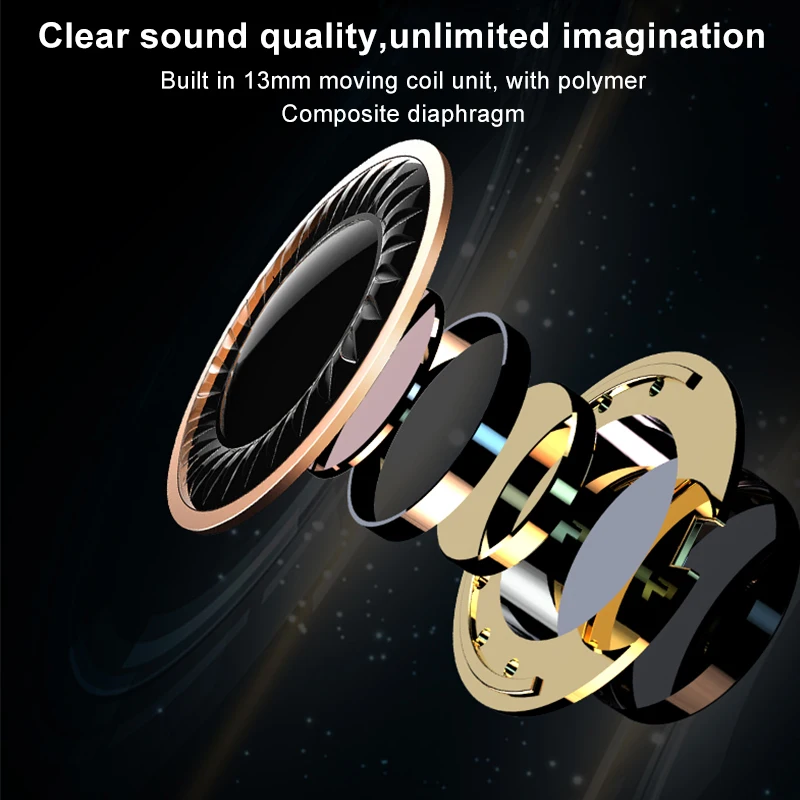 TWS Спортивные беспроводные Bluetooth-наушники ENC с шумоподавлением Беспроводные