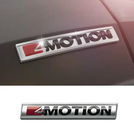 

3D Metal Car 4 MOTION 4motion Sticker Car Rear Trunk Body Emblem Decal for Volkswagen GOLF Polo Tiguan Jetta Car Styling