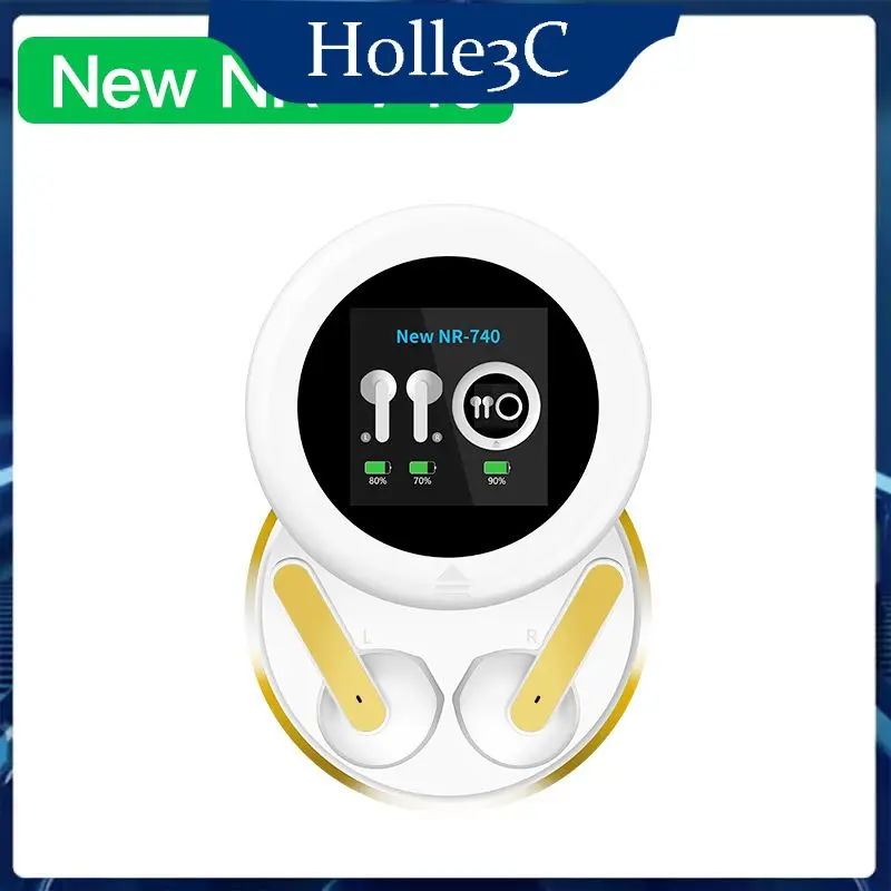 

Hd Call Earphones Strong Bass Touch Control Wireless Headphones Lcd Screen Tws Headset Sport Earbuds Battery Display