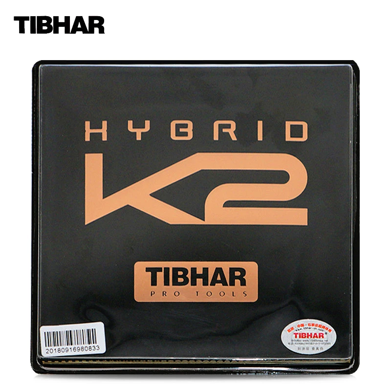 

TIBHAR HYBRID K2 table tennis rubber sticky speed spin made in Germany pimples-in ping pong with sponge tenis de mesa