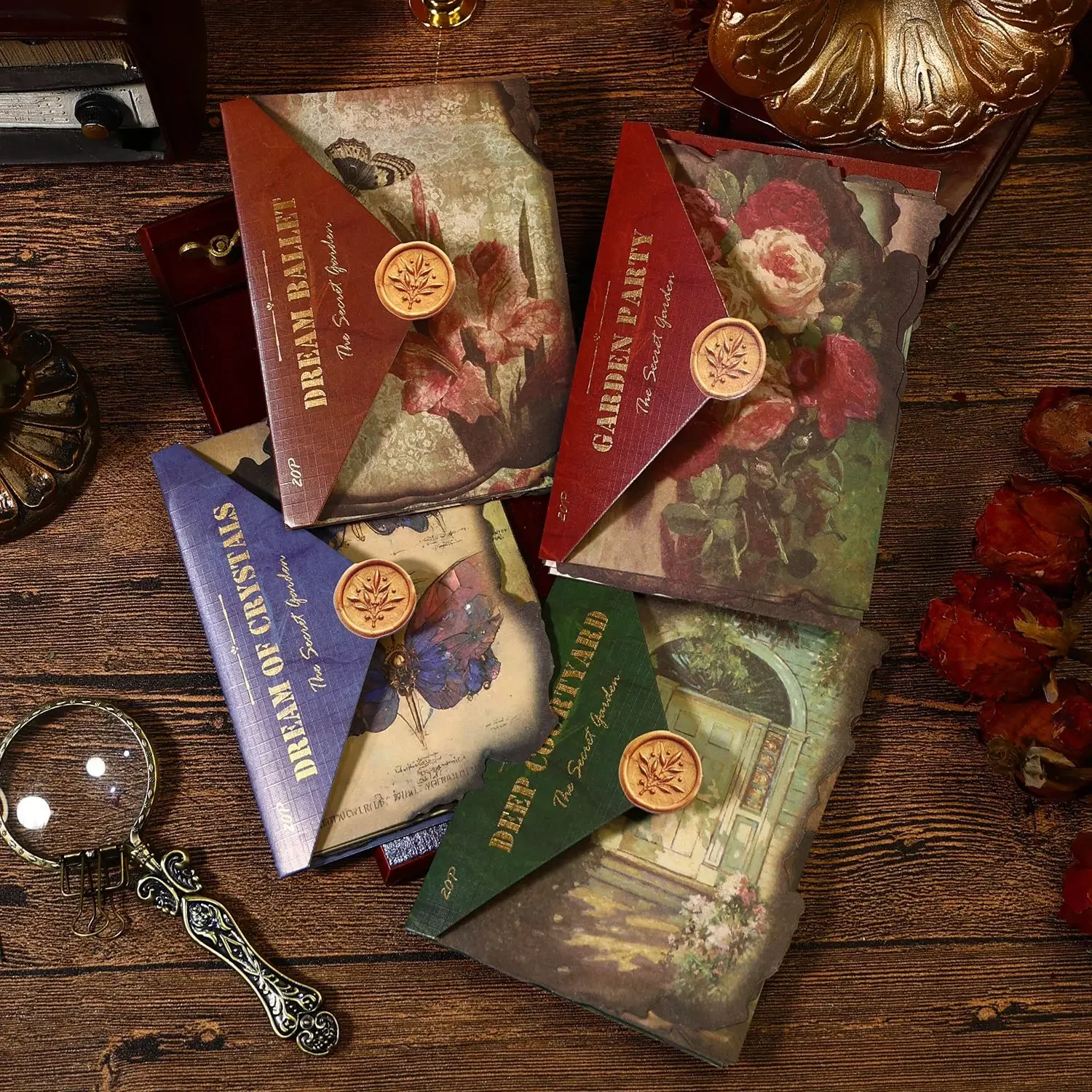 

Journamm 20pcs/pack Vintage Materials Paper Creative DIY Journal Collage Stationery Scrapbooking Supplies Planner Decor Paper