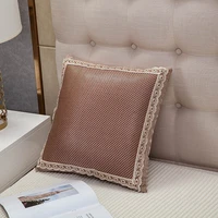 summer rattan pillowcase creative cooling multi size lace edge simple chinese style home decor sofa bedroom car cushion covers