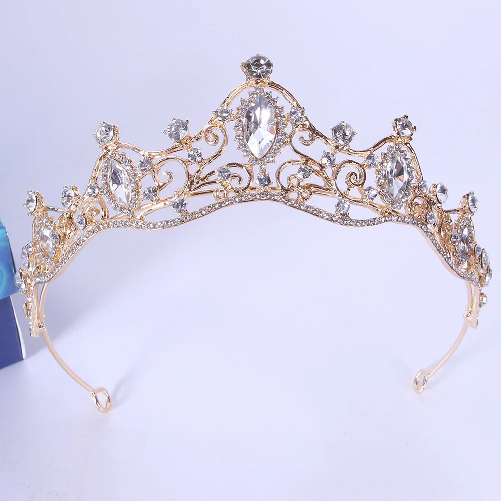 

Bridal Crown Headband Bridal Wedding Ornaments Headdress Buckle Headband Tiaras Fashion Hairwear Hair Jewelry Accessories Women