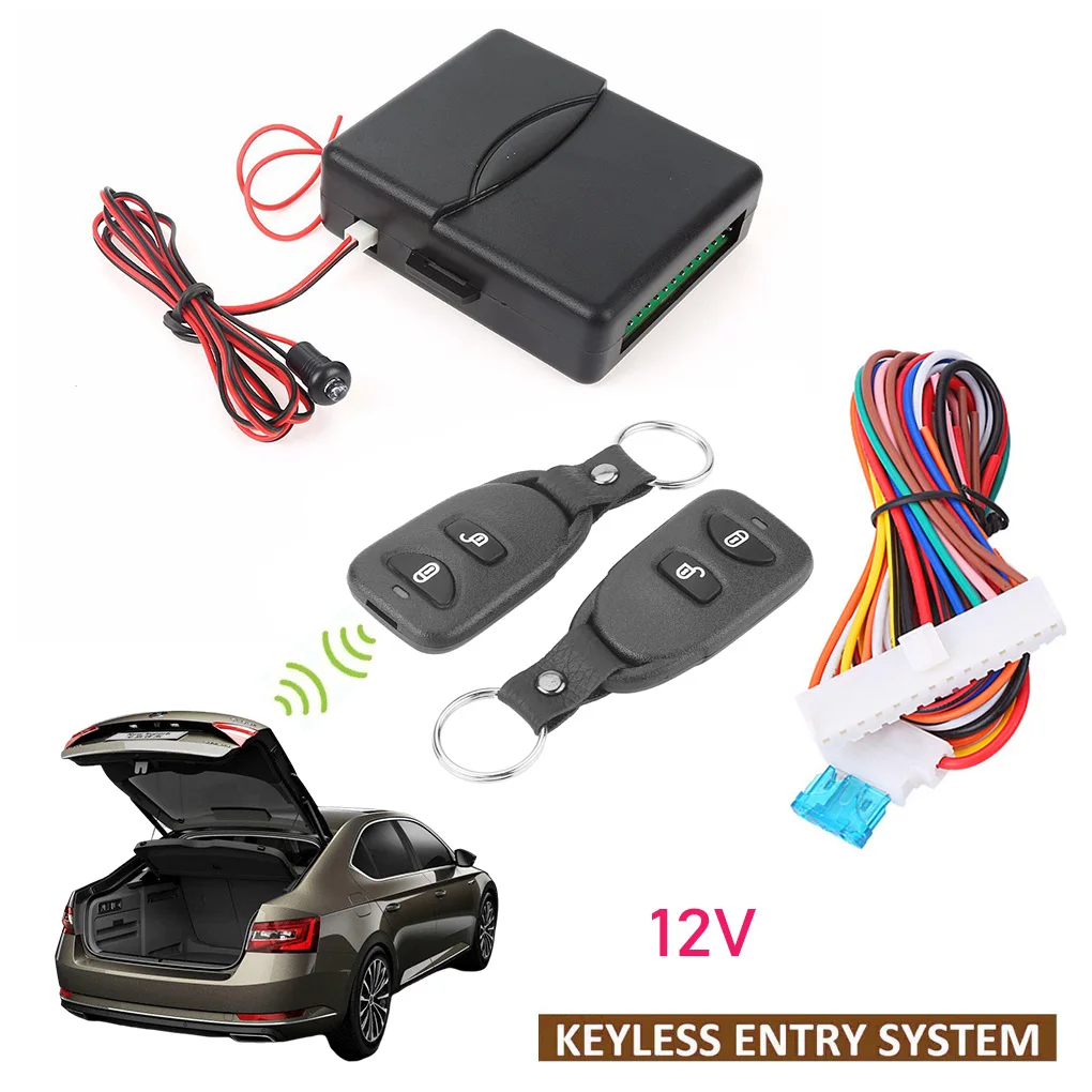 

Remote Control Central Kit Door Locking Keyless Entry Systems Universal Anti-Theft Alarm Start-stop Vehicle Cars Electronics