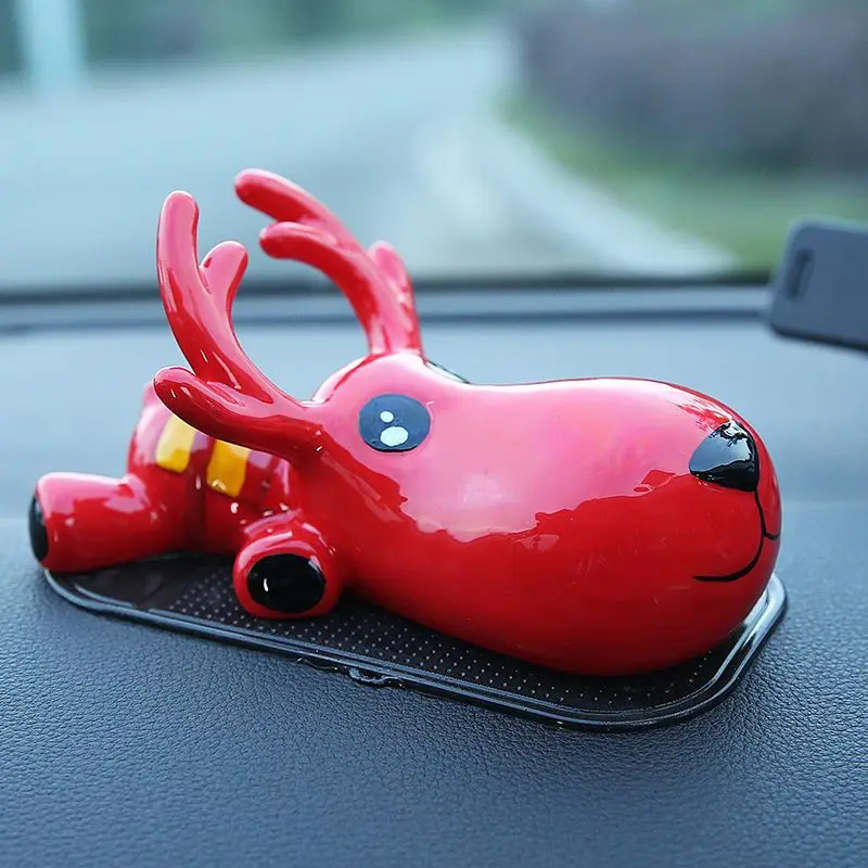 All The Way Safe Deer Car Ornaments Car Creative Car Interior Accessories for Men and Women Cute Car Decoration To Keep Safety All The Way Safe Deer Car Ornaments Car Creative Car Interior Accessories for Men and Women Cute Car Decoration To Keep Safety