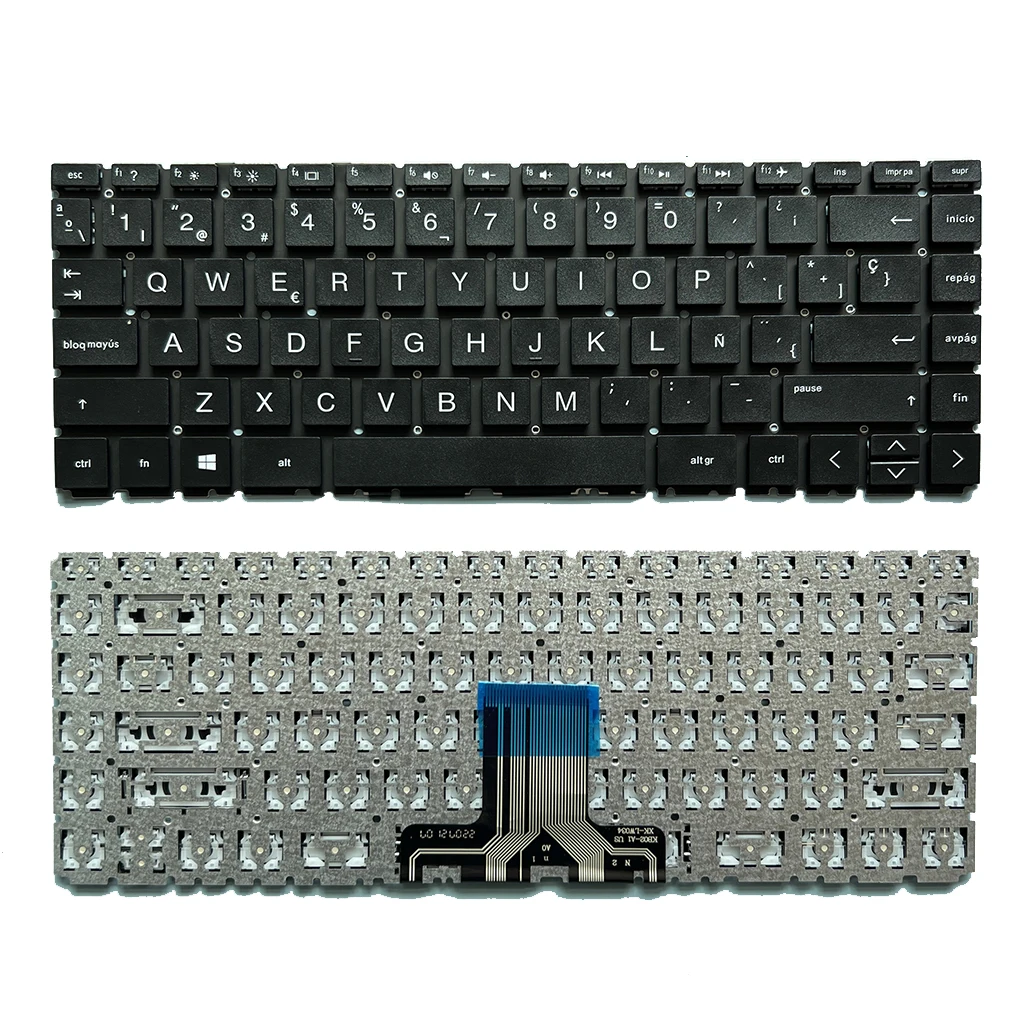 

New Spanish Latin Keyboard For HP Pavilion X360 14CD 14CE 14CM 14CF 14-CD 14m-cd 14t-cd 14-CE 14-CF 14-CK 14-cm 14-cd0000 SP LA