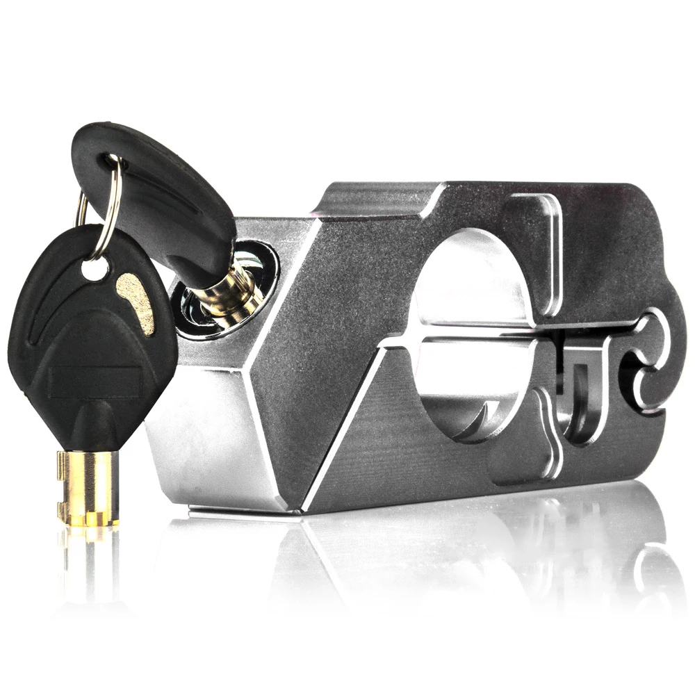 Замок на руль мотоцикла CNC Модифицированная ручка Противоугонный замок для