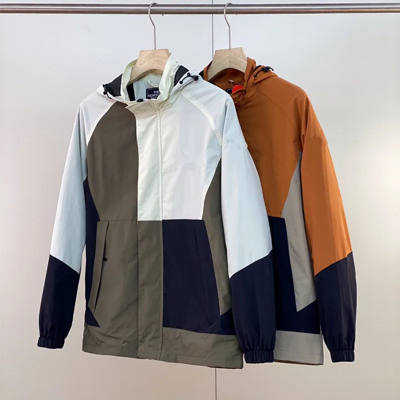 

Men's Spring and Autumn Single Layer Windbreaker Loose Jacket