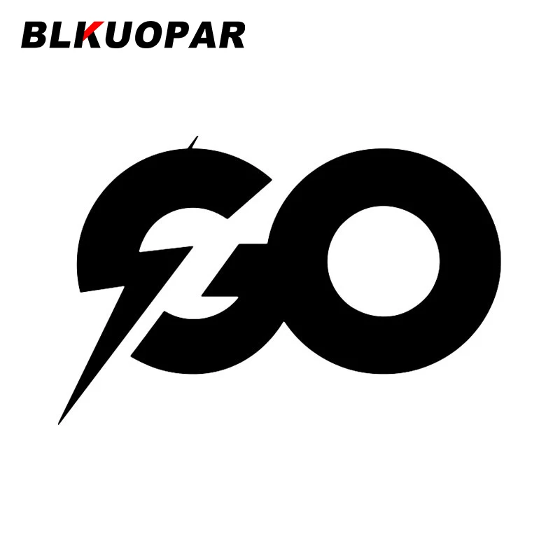 

BLKUOPAR Go Автомобильная наклейка водонепроницаемые забавные высекальные наклейки устойчивые к царапинам виниловые креативные оригинальные аксессуары для бампера мотоцикла автомобиля