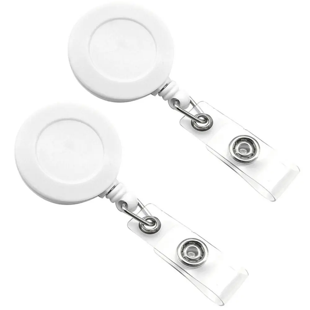 

5 шт. высококачественный выдвижной зажим с защитой от потери, модный держатель для значков, брелок для визитных и именных карт медсестры