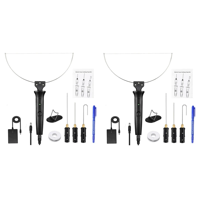 

18W Foam Plastic Cutting Machine 9-Piece 4-In-1 Electric Hand-Held Engraving Machine For Foam Carving Art Model