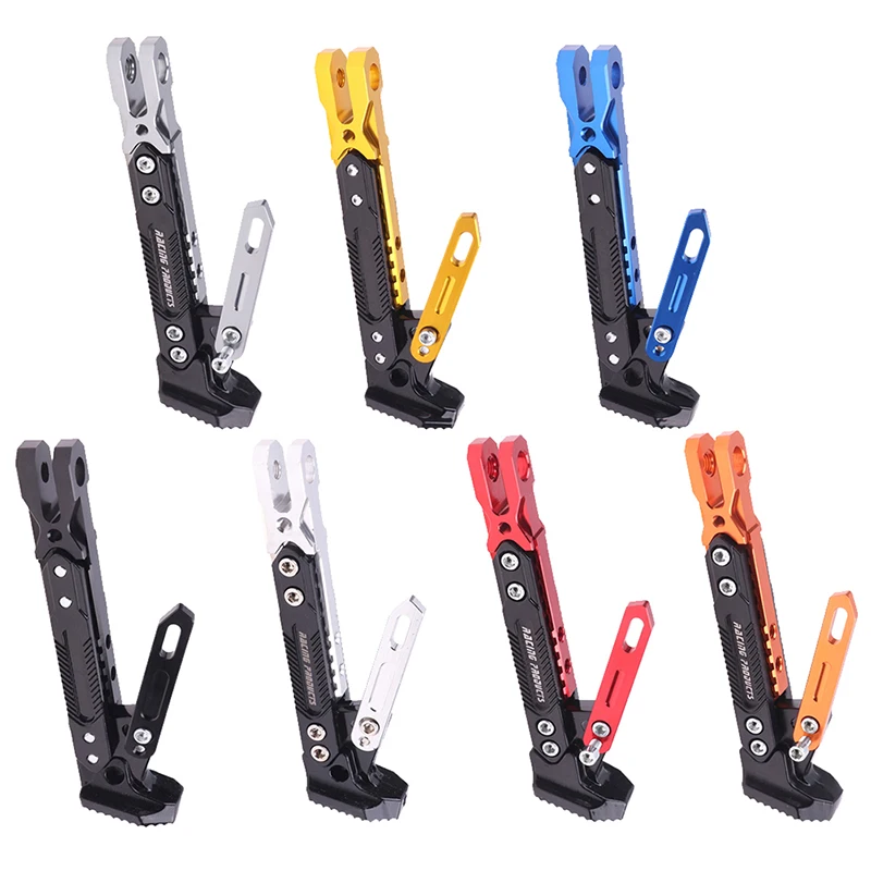 

Universal Motorcycle Kickstand Kick Bracket Foot Side Stand Supportor Parking Crutch Holder Pit Bike Moto Motorbike Accessories