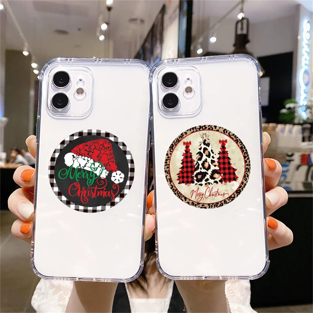 

INS Christmas Phone Case Aesthethic for iPhone 14 11 12 13 Pro Max Mini 7 8 Plus SE X XS Max XR Transparent Soft TPU