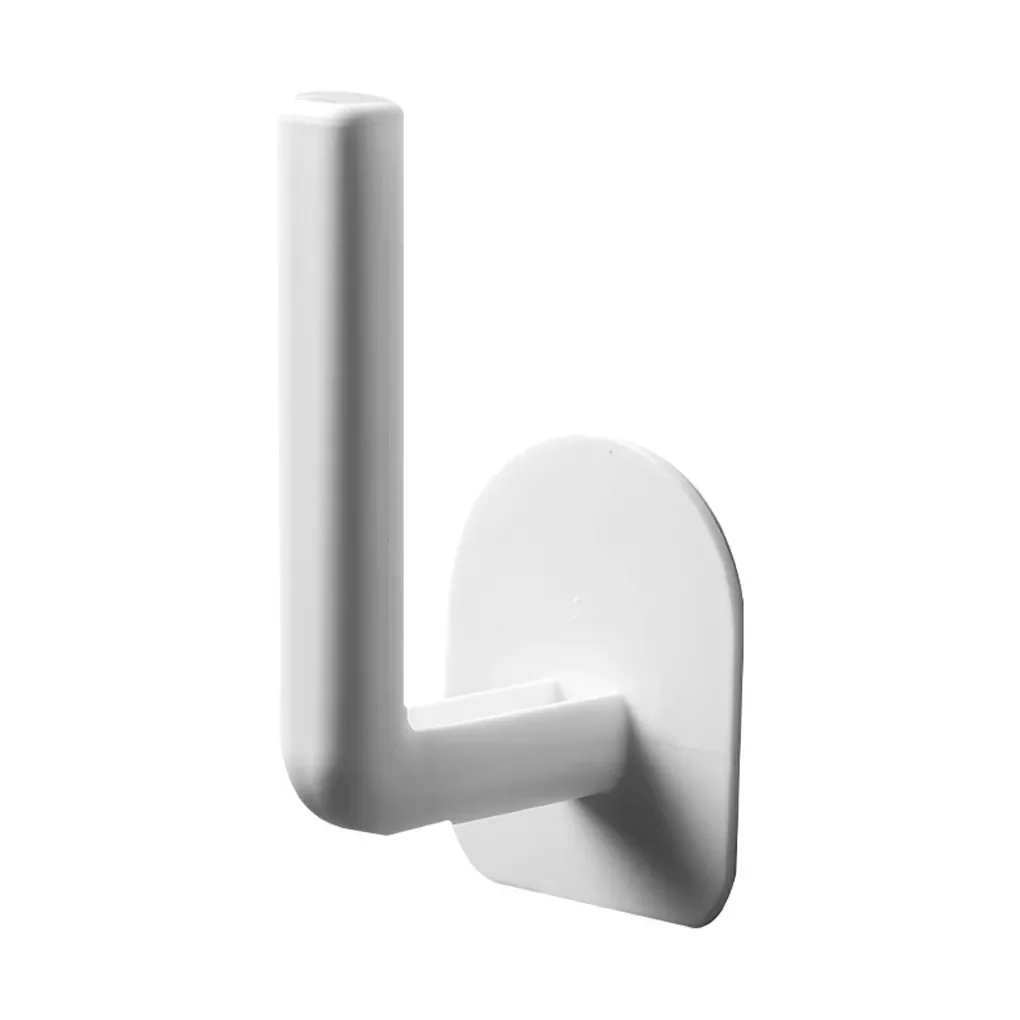 

2022New 1pc Self-Adhesive Paper Roll Holder Bathroom Towel Paper Tissue Wall Mounted Hanger Organizer Rack Bathroom Accessories
