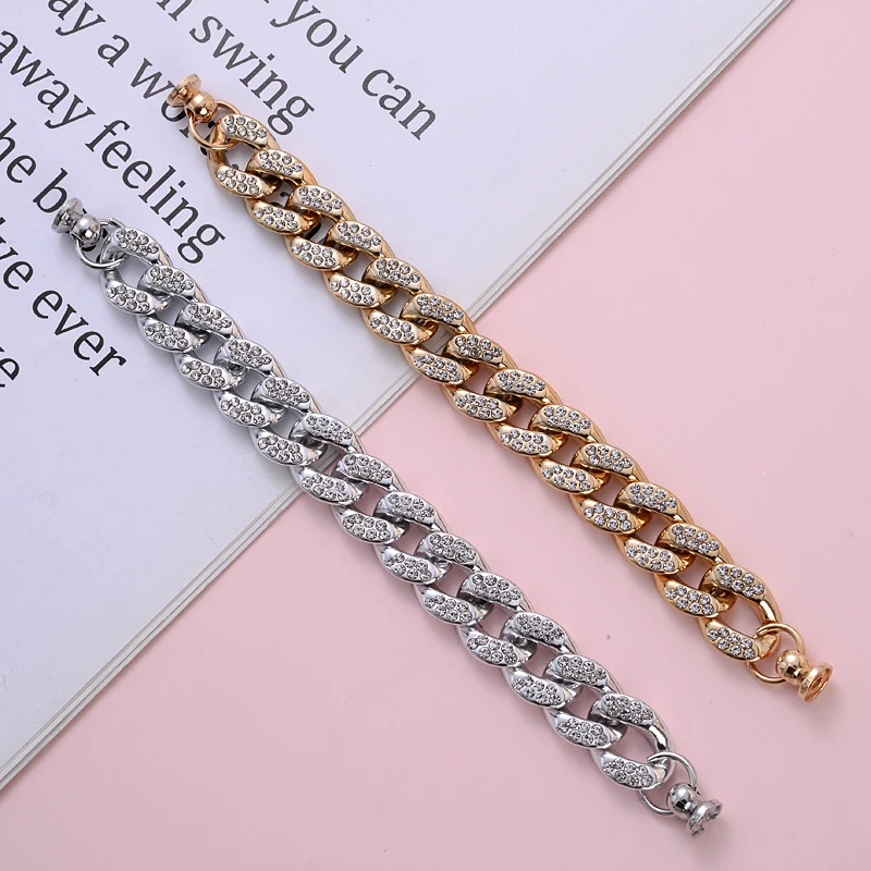 New Charms Lady Women TelePhone Chains Strap Jewelry Gold Silver Colors Acrylic Mobile Phone Chain DIY Handmade Accessories