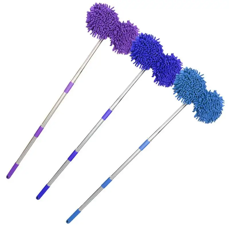 

Car Wash Brush Adjustable Telescopic Long Handle Cleaning Mop Multifunction Washing Brush Kit With Soft Hair For Automobile