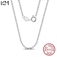 kiss mandy genuine 100 925 sterling silver o cross chain necklace women girls16 20inch jewelry kolye collares collier sc20