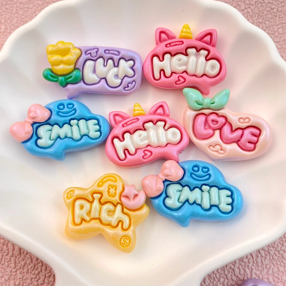 

10 шт., кабошоны из смолы с плоским основанием