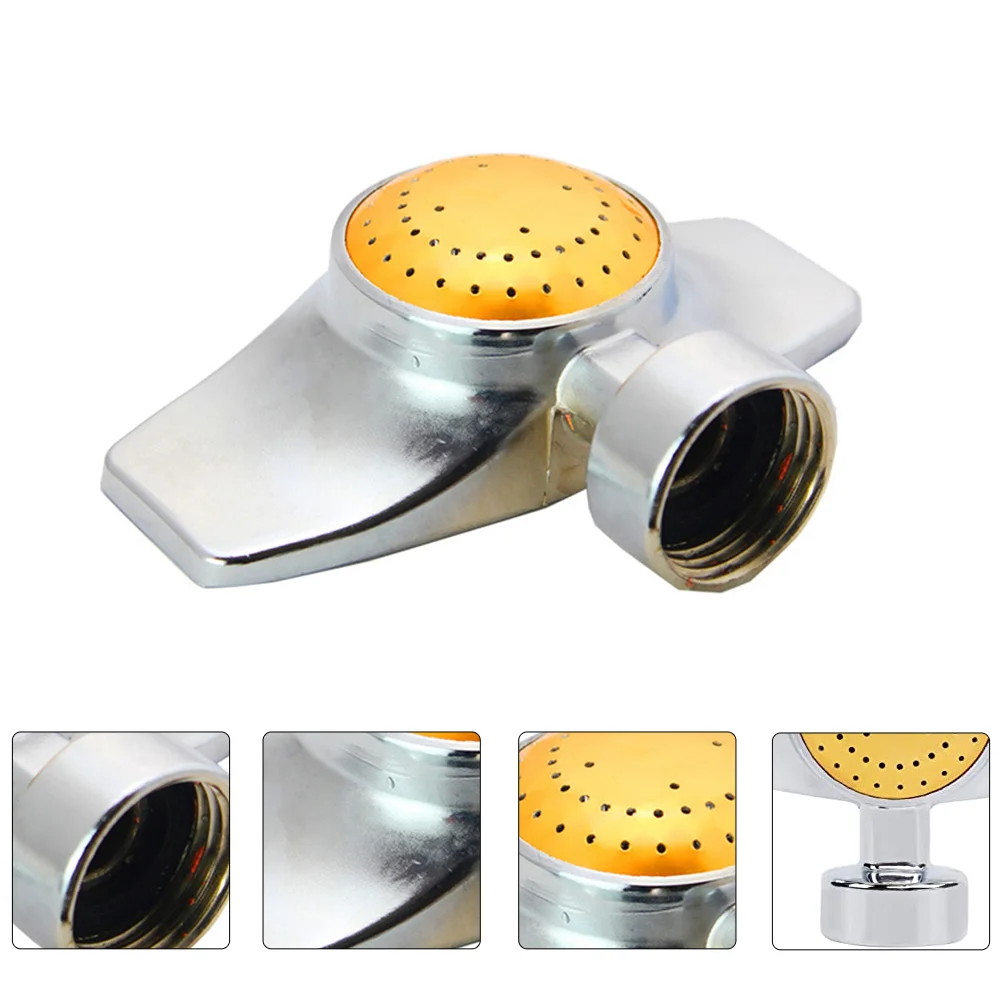 

2 Pcs Sprinkle Water Sprinklers Rotary Head Yard Zinc Alloy Automatic 360-degree & garden decors Home and