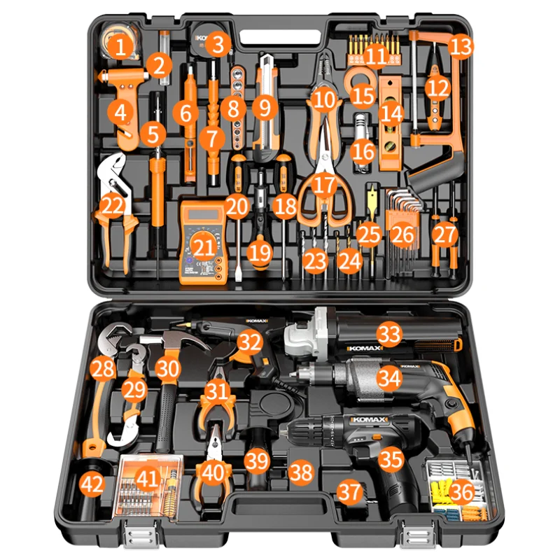 

Ящик для инструментов с механической ручкой, колба для инструментов электрика, полный ящик для инструментов, чехол для профессионального к...