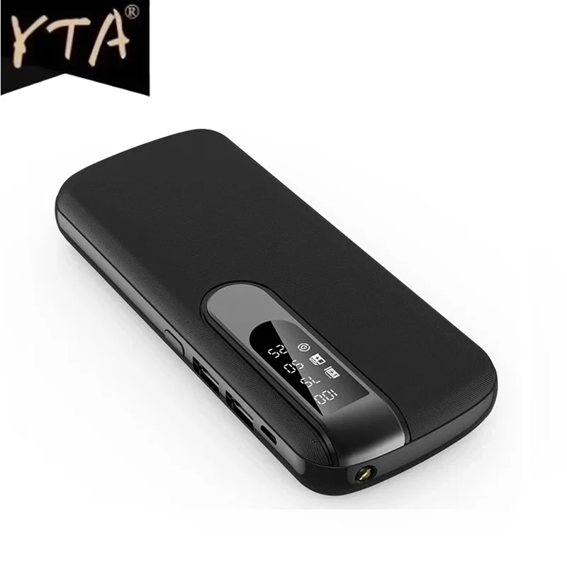 Mah Power Bank Carregador de Telefone Portátil Grande Capacidade Powerbank Viagem ao ar Livre Display Lcd Digital Led Iluminação Poverbank 30000