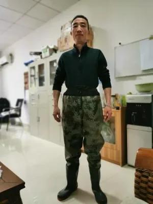 Unterwassercatori/ Voi Wasserdicht Angeln Hosen Frauen Outdoor Jagd Fischteich Camo Atmungsaktiv Waten Rege