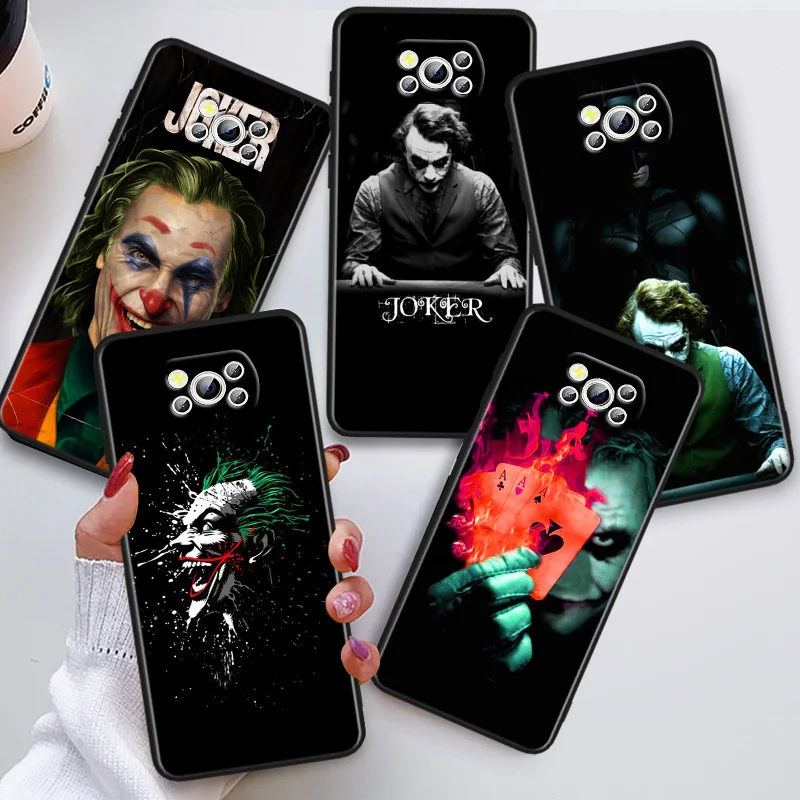 

Hot Art Joker Movie Phon Case For Xiaomi POCO C50 C40 C31 C3 M5S X4 M4 M3 F4 F3 GT F2 F1 X3 NFC X2 Pro Black Cover·