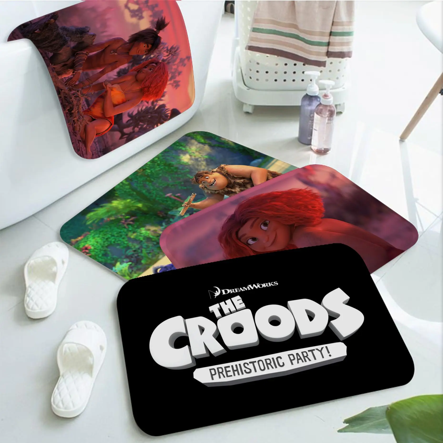 

Disney The Croods Floor Mat Cheaper Anti-slip Modern Living Room Balcony Printed Household Carpets