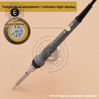thermostat electric soldering iron 220v mini handle heat pencil welding repair tools electrician welding pyrography tools