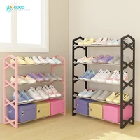 simple multi layer shoe rack household economical dormitory door dustproof storage shoe cabinet assembly small shoes shelf